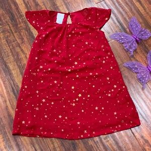 - Girl red dress
